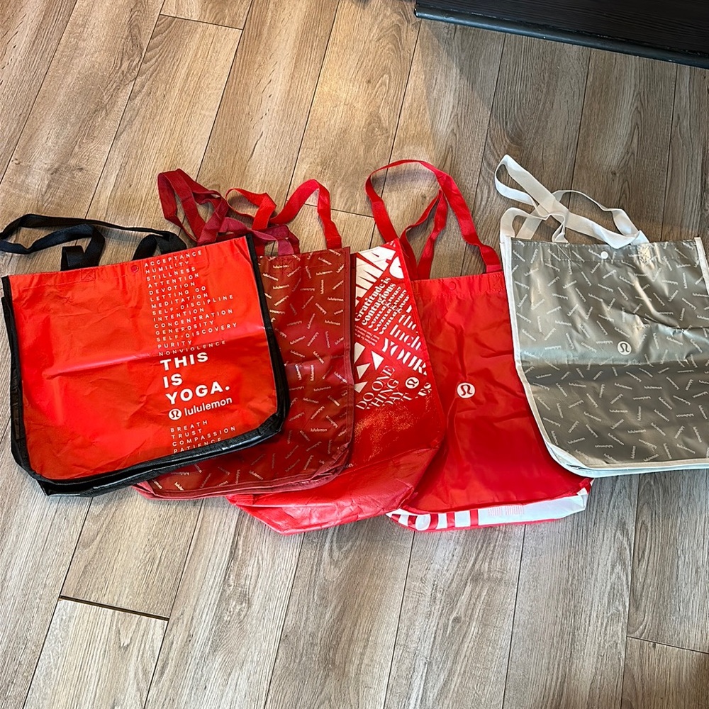 5 Large Lululemon Bags